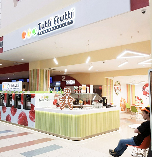 Tutti Frutti, сеть десертных кафе - освещение рис.6